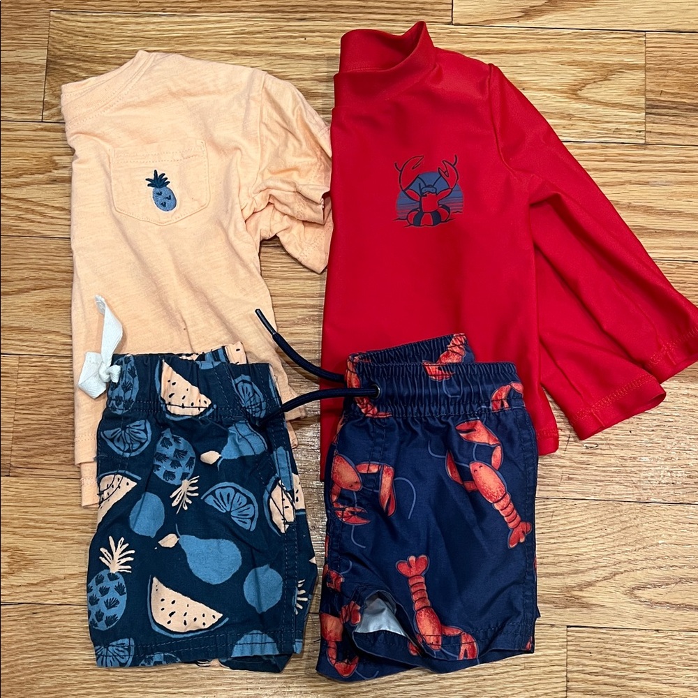 Baby Boys Summer Bundle Outfit and Swim Suit